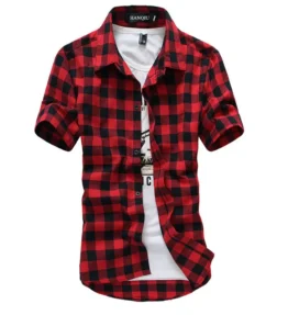 Red And Black Plaid Shirt