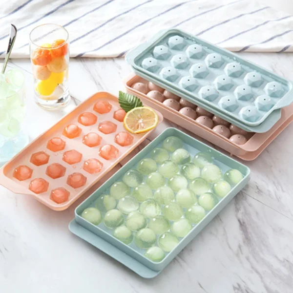 kf-S355f461292da4aacb3ab646340a0a5cbB-3D-Round-Ice-Cube-Tray-with-Lid-Plastic-Diamond-Style-Ice-Mold-Refrigerator-Spherical-DIY-Moulds